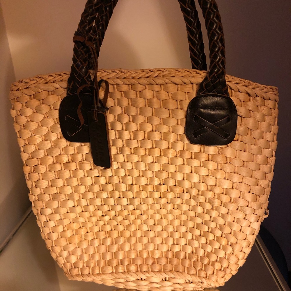 Ralph Lauren Straw Hand Bag